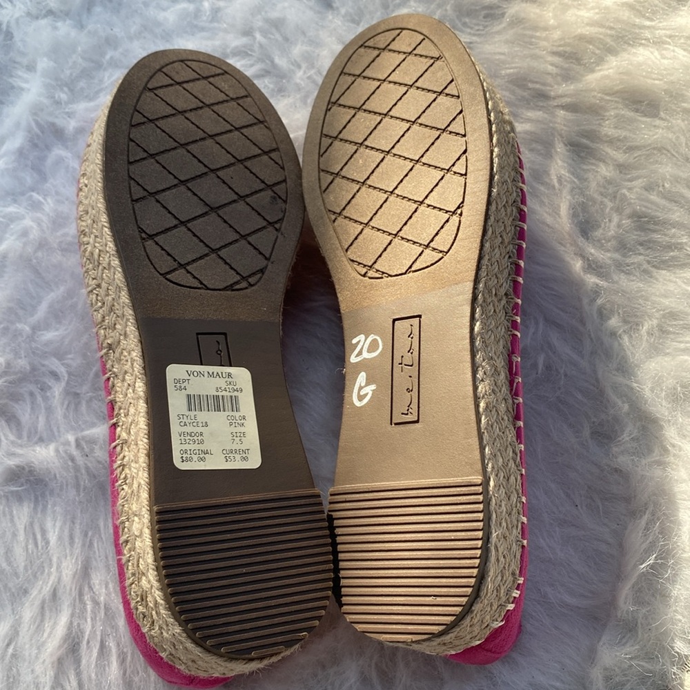 Me Too Cayce Fuchsia Espadrille Flats - Picture 6 of 7